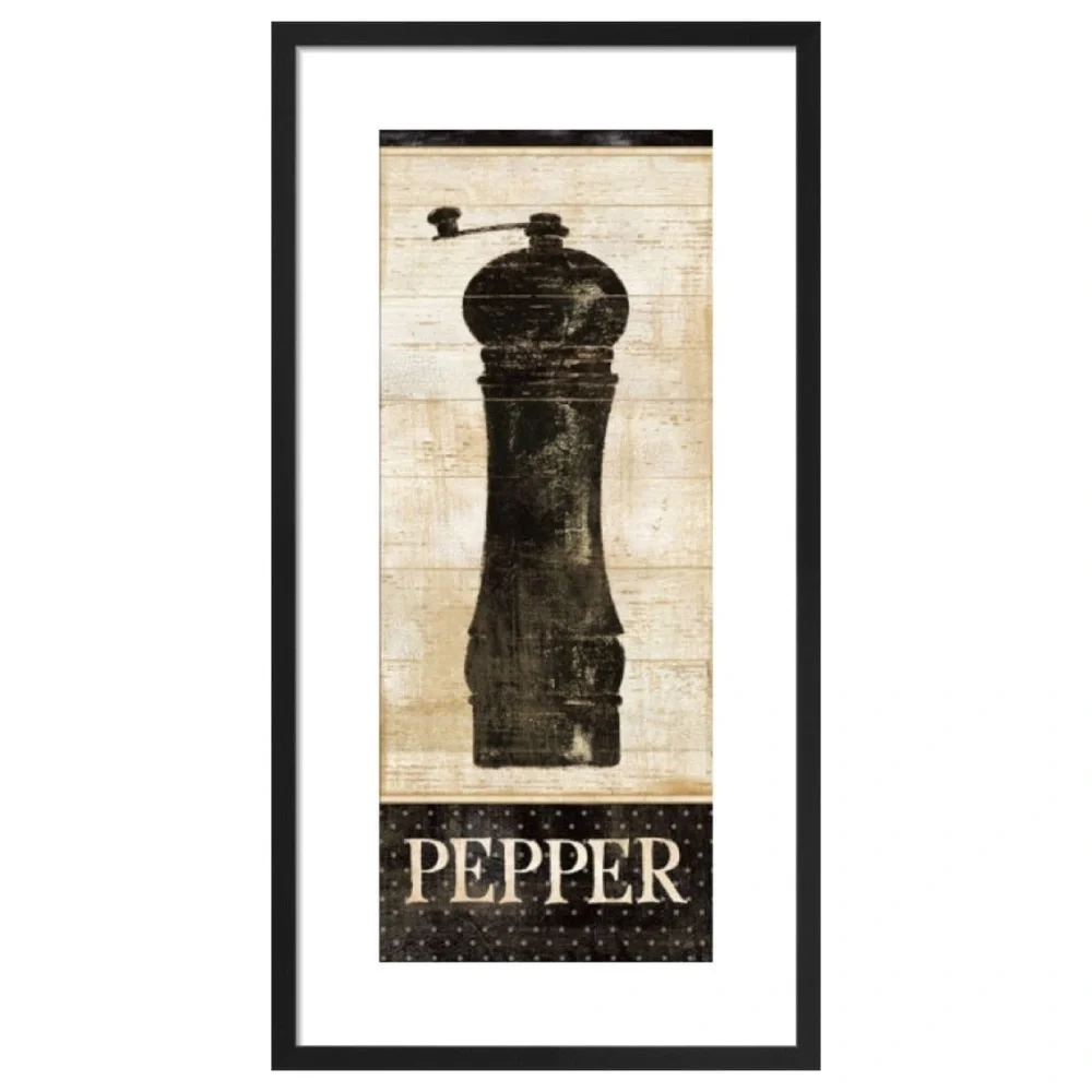 Framed Pepper Print by Daphne Brissonnet